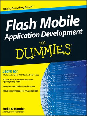 cover image of Flash Mobile Application Development For Dummies
